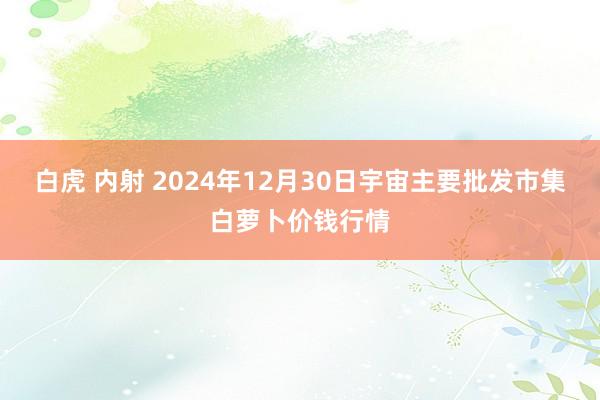 白虎 内射 2024年12月30日宇宙主要批发市集白萝卜价钱行情