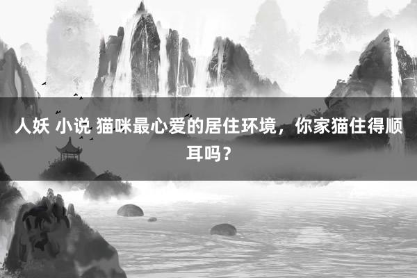 人妖 小说 猫咪最心爱的居住环境，你家猫住得顺耳吗？