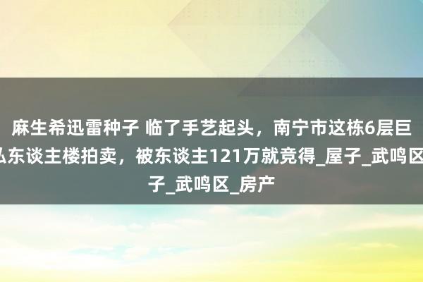 麻生希迅雷种子 临了手艺起头，南宁市这栋6层巨无霸私东谈主楼拍卖，被东谈主121万就竞得_屋子_武鸣区_房产
